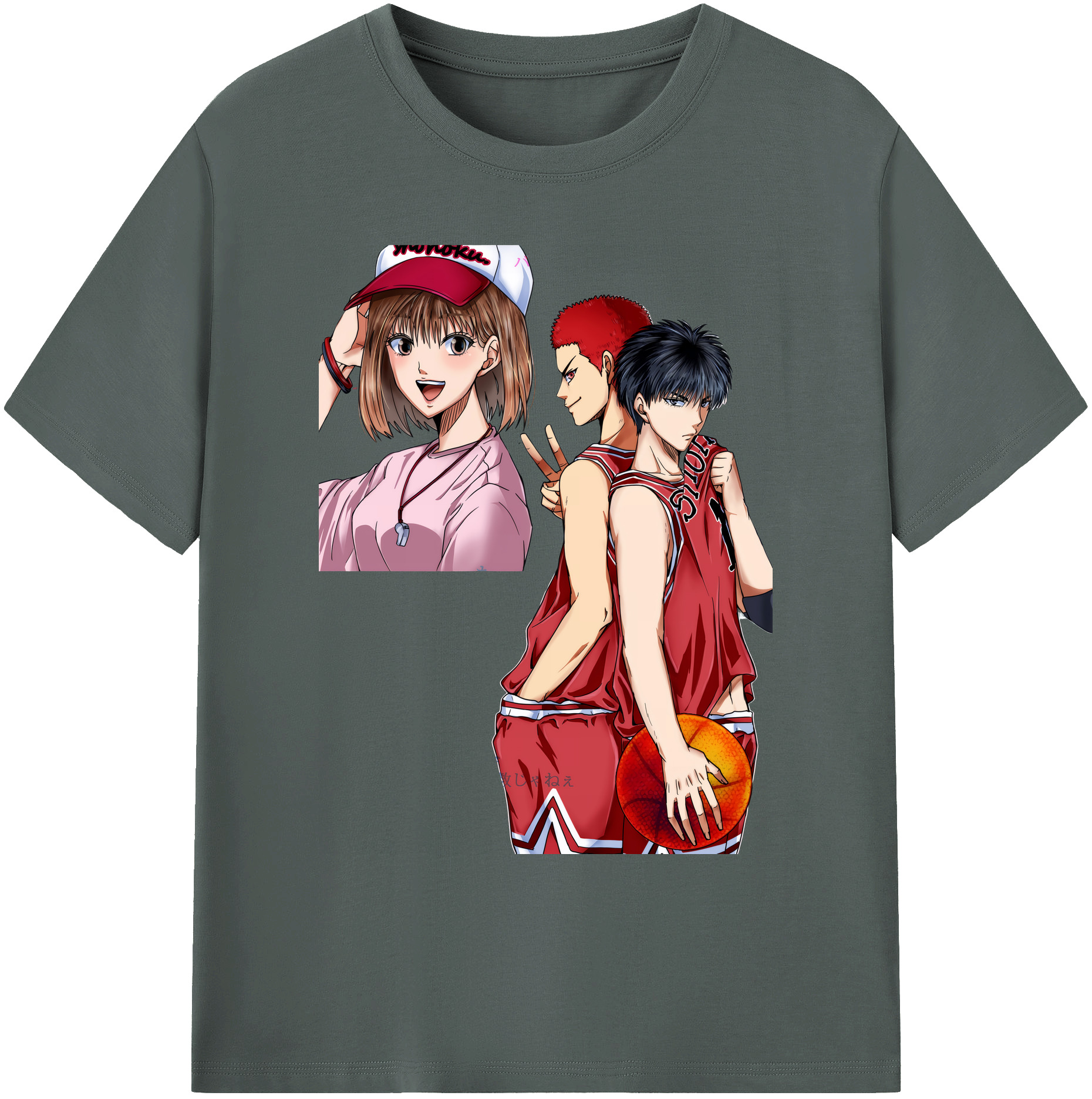 （画像用） SLAM DUNK／スラムダンク 綿100％ メンズ半袖Tシャツ｜肌触りやわらか＆通気性